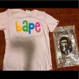 Women’s small authentic bathing ape tee